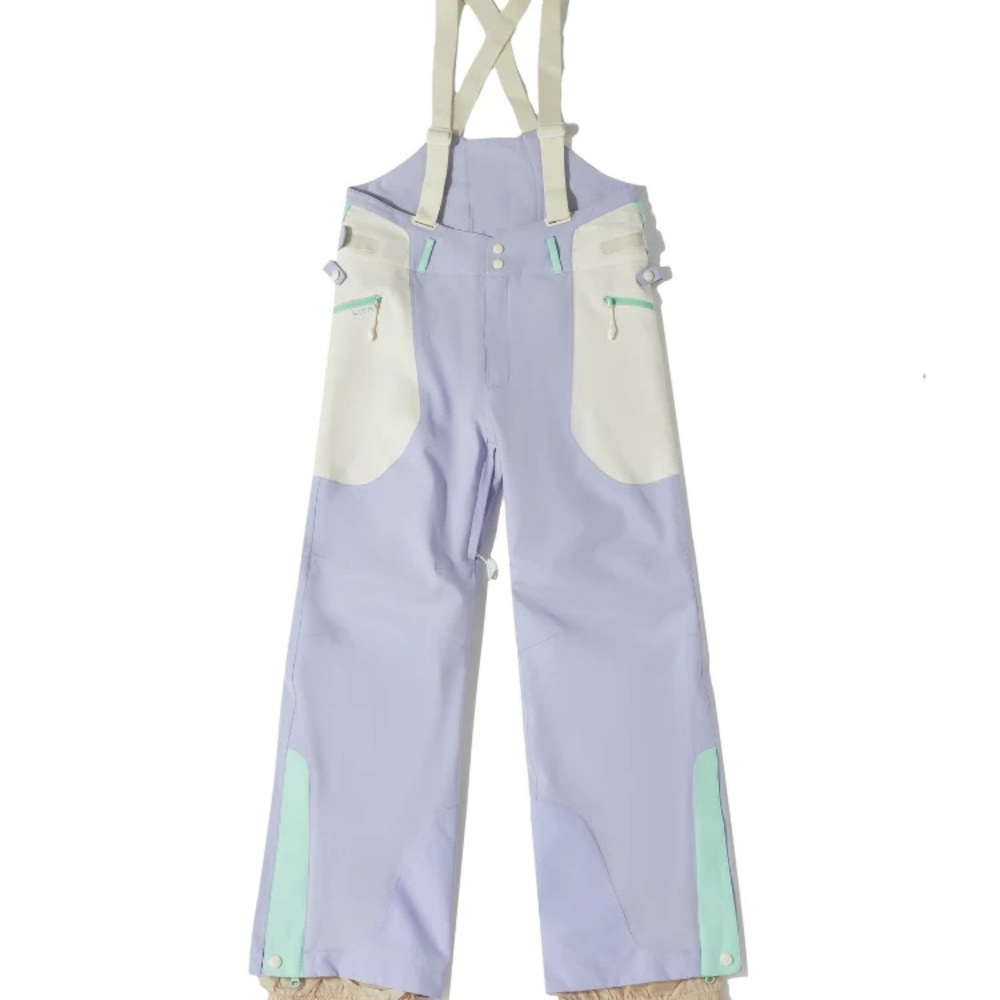 Litan Chic Macaron Ski Snow Bib Pants
